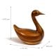 Handmade Wood Duck Sculpture for Table Decor